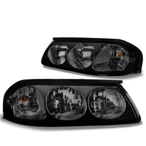 Smoke Housing Head/Lamp Light Clear Corner/Reflector For Chevy 00-05 Impala V6-Lighting-BuildFastCar