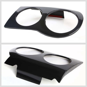 Pair Left & Right Glossy Black Headlight Cover Bezel Eyelid Trim For 05-10 Chrysler 300 C