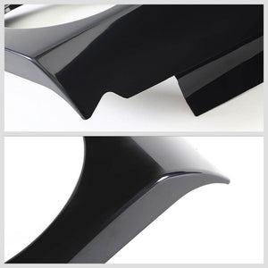 Pair Left & Right Glossy Black Headlight Cover Bezel Eyelid Trim For 05-10 Chrysler 300 C