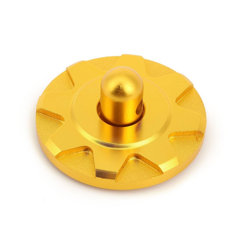 Gold Race Billet Style Aluminum Cosmetic Front Bonnet Hood Lock Pin+Cable+Tape-Exterior-BuildFastCar