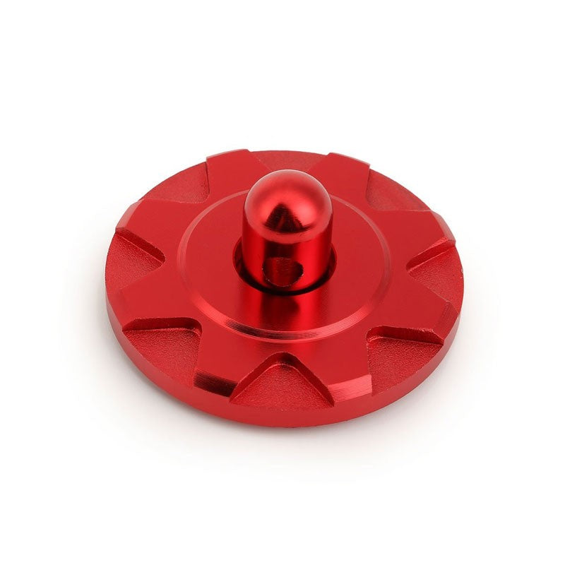 Red Race Billet Style Aluminum Cosmetic Front Bonnet Hood Lock Pin+Cable+Tape-Exterior-BuildFastCar