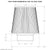 HPS Performance HPS-4295 Air Filter 2.5" ID, 4.5" Base, 3.5" Top, 7.25" Overall Length