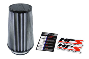 HPS Performance Universal Air Filter 4" ID, 9" Element Length, 10.75" Overall Length HPS-4301-Filter-BuildFastCar