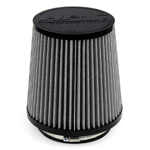 HPS Round Tapered Pre-Oiled Dual Layers Woven Cotton Air Filter 5" ID, 7" Element Length, 8" Overall Length HPS-4338