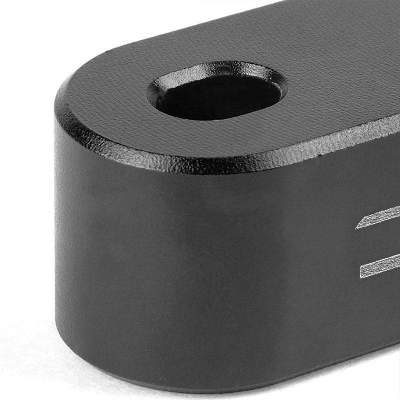 Black Front 7/8" Screw-On Aluminum Hood Riser Spacer Kit For Integra/Civic/CRX-Hood/Bonnet-BuildFastCar