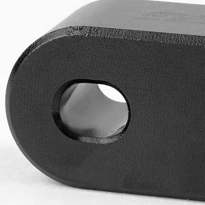 Black Front 7/8" Screw-On Aluminum Hood Riser Spacer Kit For Integra/Civic/CRX-Hood/Bonnet-BuildFastCar