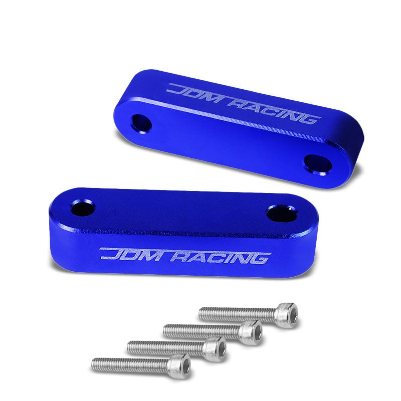 Blue Front 7/8" Screw-On Aluminum Hood Riser Spacer Kit For Integra/Civic/CRX-Hood/Bonnet-BuildFastCar