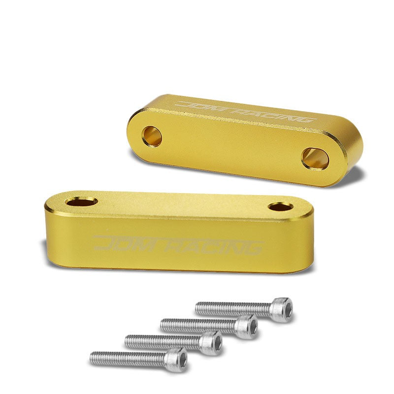Gold Front 7/8" Screw-On Aluminum Hood Riser Spacer Kit For Integra/Civic/CRX-Hood/Bonnet-BuildFastCar
