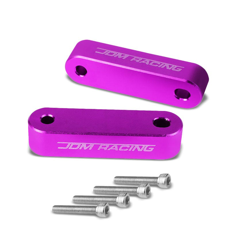 Purple Front 7/8" Screw-On Aluminum Hood Riser Spacer Kit For Integra/Civic/CRX-Hood/Bonnet-BuildFastCar