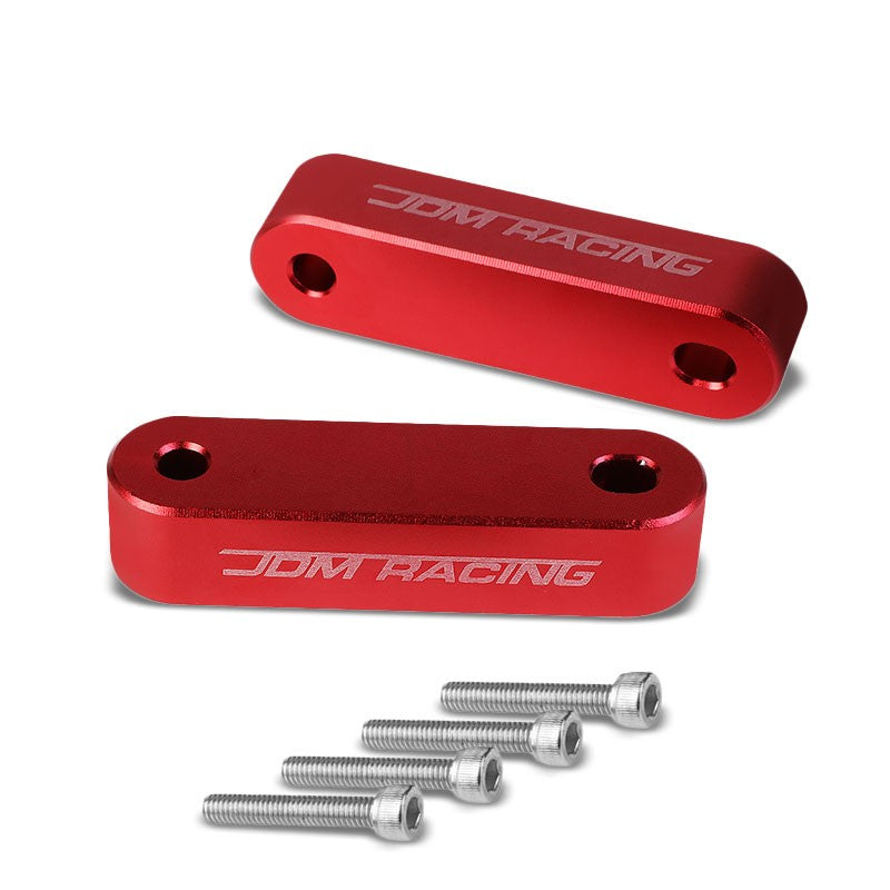 Red Front 7/8" Screw-On Aluminum Hood Riser Spacer Kit For Integra/Civic/CRX-Hood/Bonnet-BuildFastCar