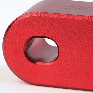 Red Front 7/8" Screw-On Aluminum Hood Riser Spacer Kit For Integra/Civic/CRX-Hood/Bonnet-BuildFastCar