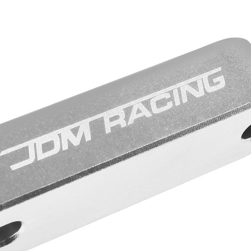 Silver Front 7/8" Screw-On Aluminum Hood Riser Spacer Kit For Integra/Civic/CRX-Hood/Bonnet-BuildFastCar