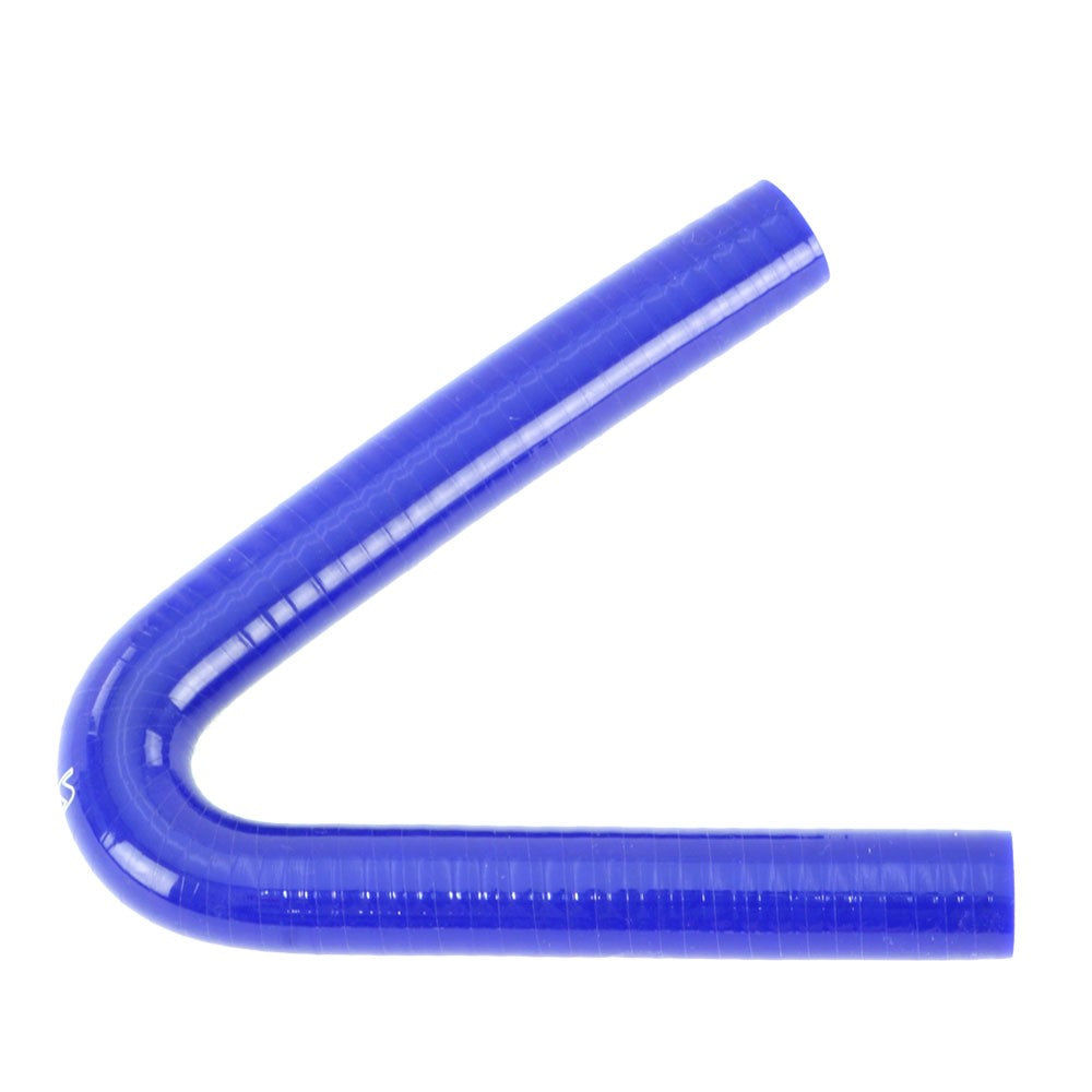 HPS 1/4&quot; (6.5mm) ID Blue 4Ply Silicone 135 Degree Elbow Coupler Hose HTSEC135-025-BLUE