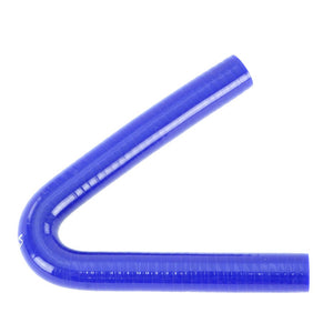 HPS 1.5" (38mm) ID Blue 4Ply Silicone 135 Degree Elbow Coupler Hose HTSEC135-150-BLUE