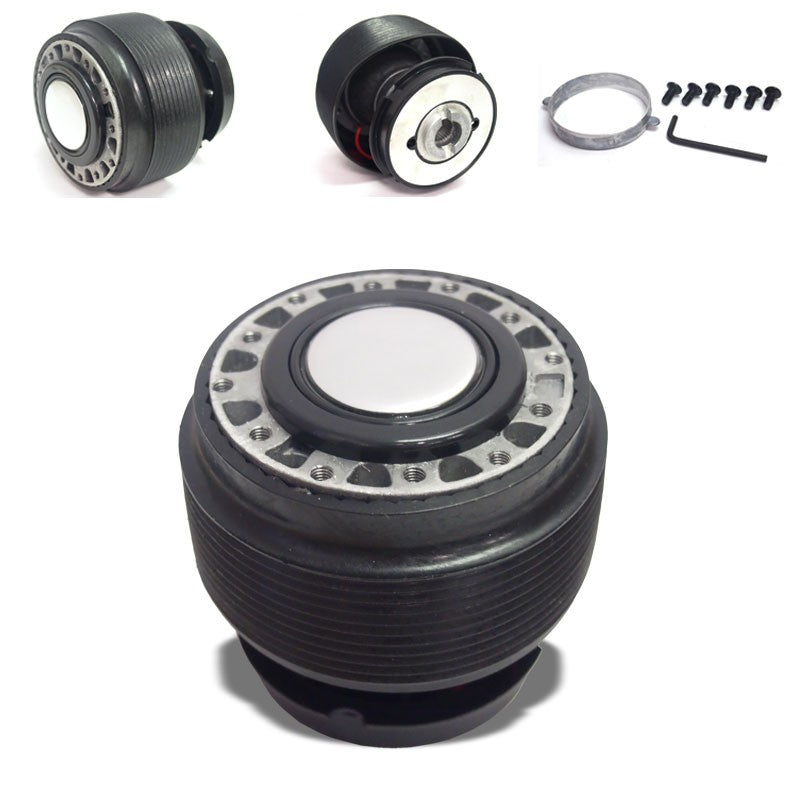 6-Hole Racing Steering Wheel Hub Adapter For 90-93 Integra Honda 88-91 Civic/CRX-Interior-BuildFastCar