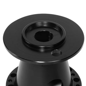 Black 70/74mm 6-Bolt Aluminum Race Steering Wheel Hub Adapter For 92-97 F-150