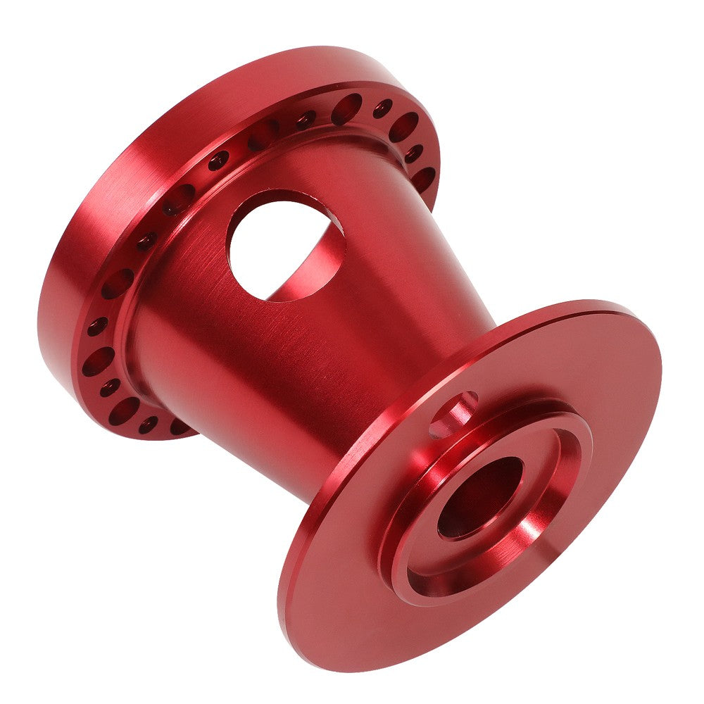 Red 70/74mm 6-Bolt Aluminum Race Steering Wheel Hub Adapter For 92-97 Ranger