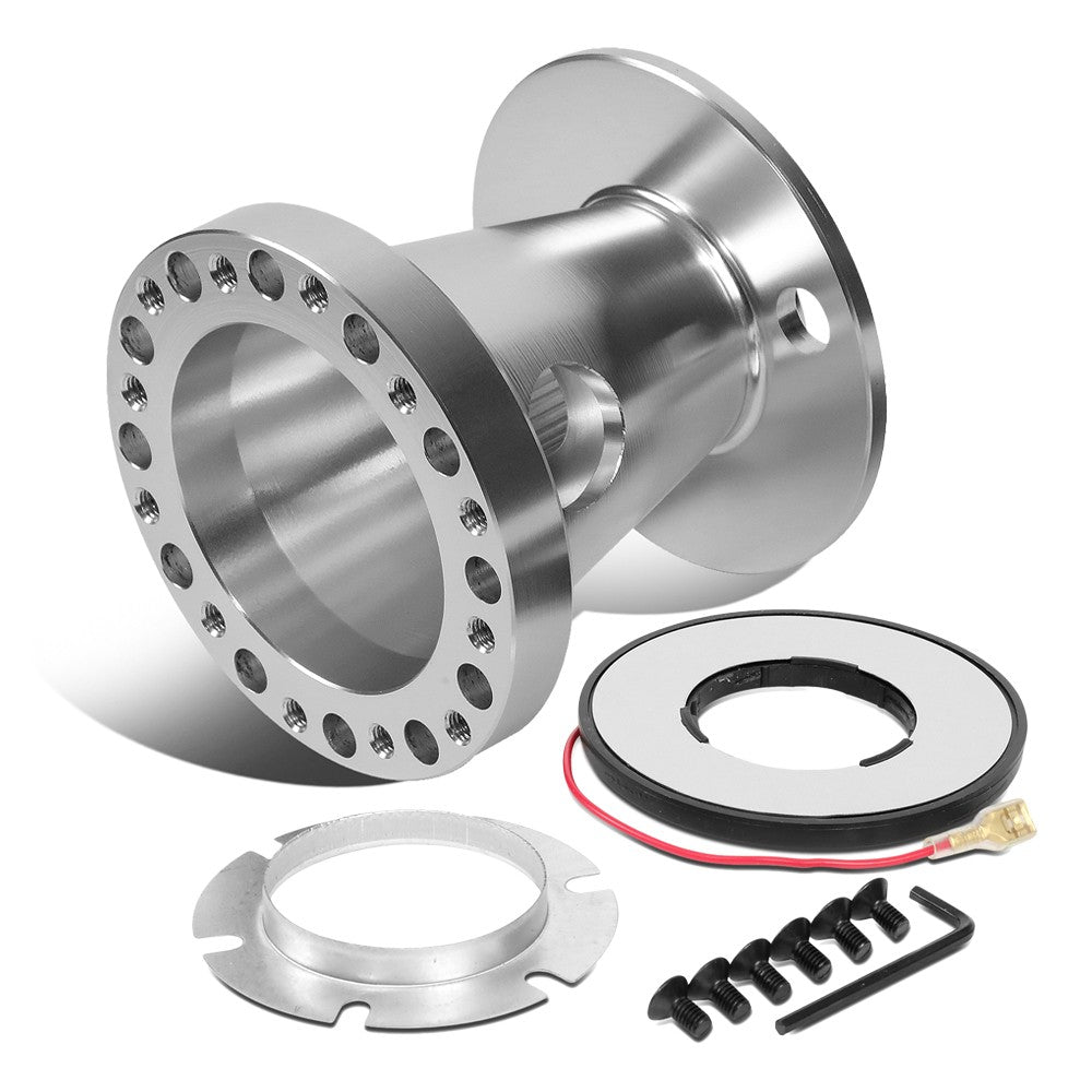 Silver 60x70/74mm Steering Wheel or Quick Release Hub Adapter For 92-97 F-150 BFC-WHELHUB-9059-SL