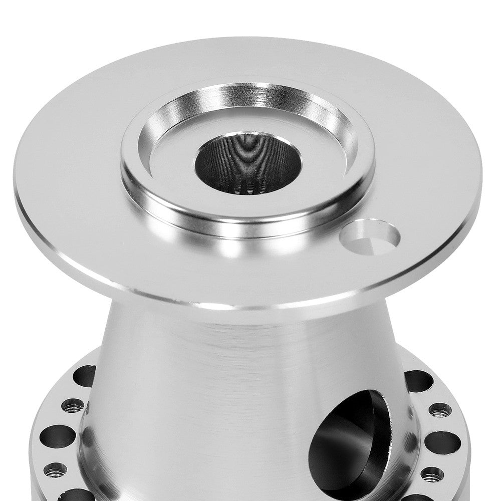 Silver 70/74mm 6-Bolt Aluminum Race Steering Wheel Hub Adapter For 92-97 F-150