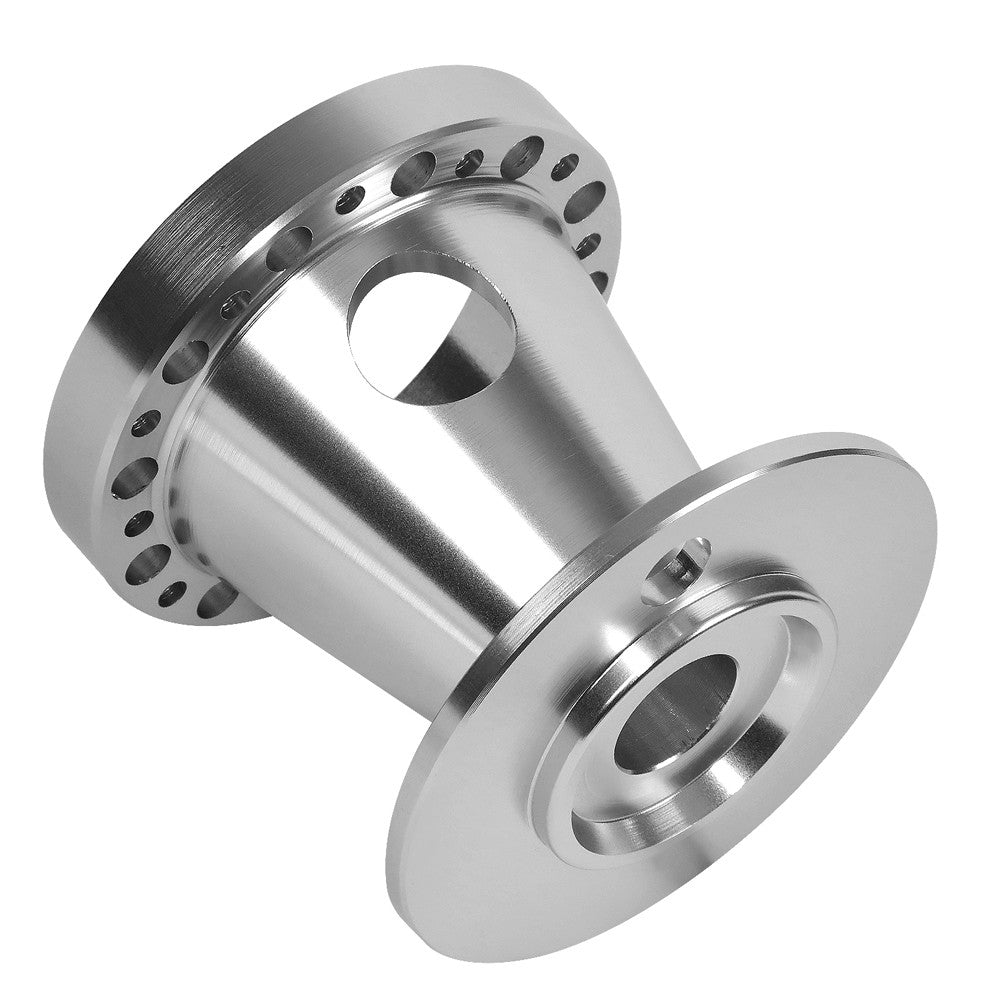 Silver 70/74mm 6-Bolt Aluminum Race Steering Wheel Hub Adapter For 92-97 F-150