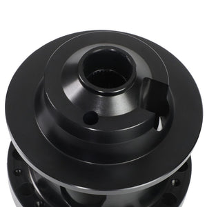 Black 70/74mm 6-Bolt Aluminum Race Steering Wheel Hub Adapter For 80-05 Camaro