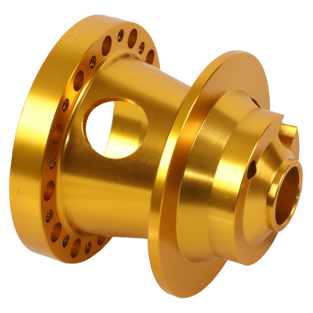 Gold 70/74mm 6-Bolt Aluminum Race Steering Wheel Hub Adapter For 80-05 Camaro