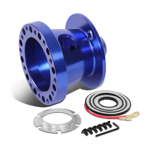 Blue 60x70/74mm Steering Wheel or Quick Release Hub Adapter For 84-04 Mustang BFC-WHELHUB-9061-BL