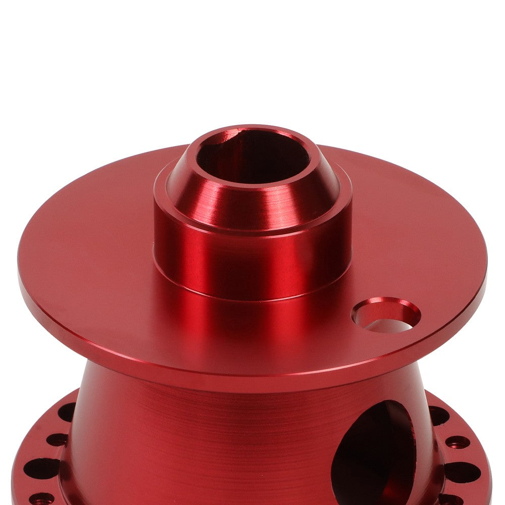 Red 70/74mm 6-Bolt Aluminum Race Steering Wheel Hub Adapter For 84-04 Mustang