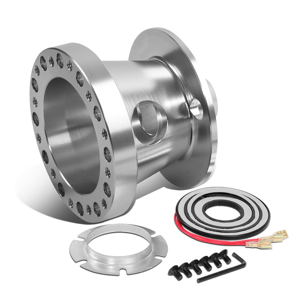 Silver 60x70/74mm Steering Wheel or Quick Release Hub Adapter For 84-04 Mustang BFC-WHELHUB-9061-SL