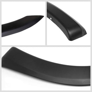 Black Satin Race Wheel Fender Flare Guard work with 99-04 F-250/F-350 Super Duty-Exterior-BuildFastCar