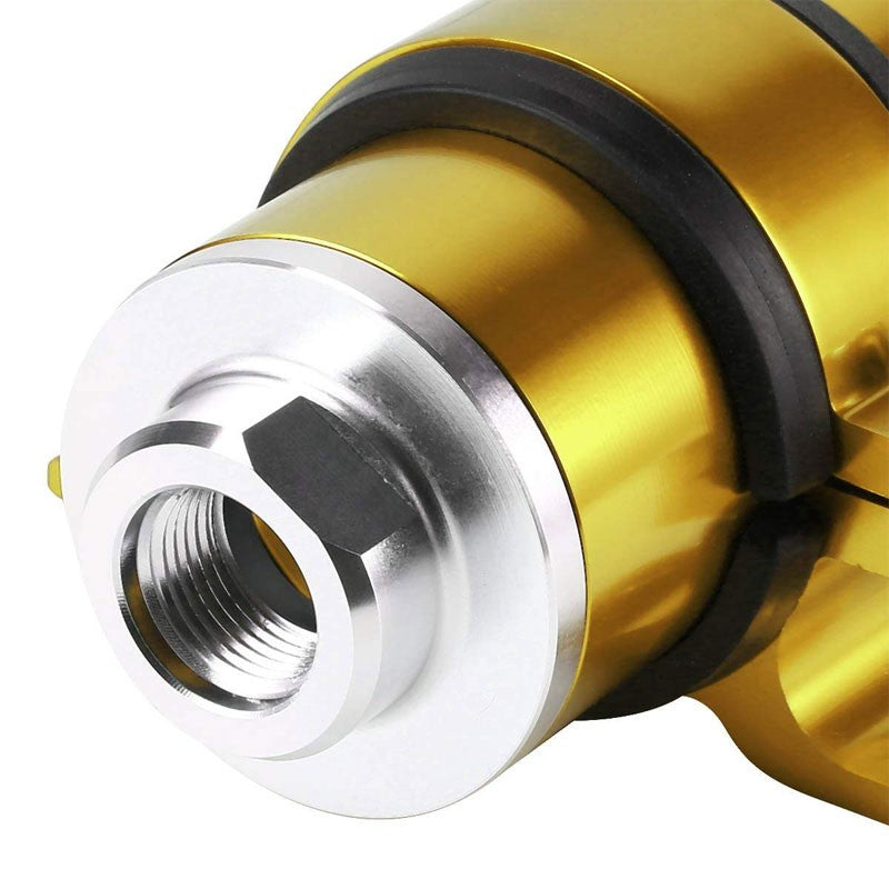 Universal Gold 30 Microns Aluminum Reusable Inline Fuel/Oil Filter+Bracket Kit-Performance-BuildFastCar