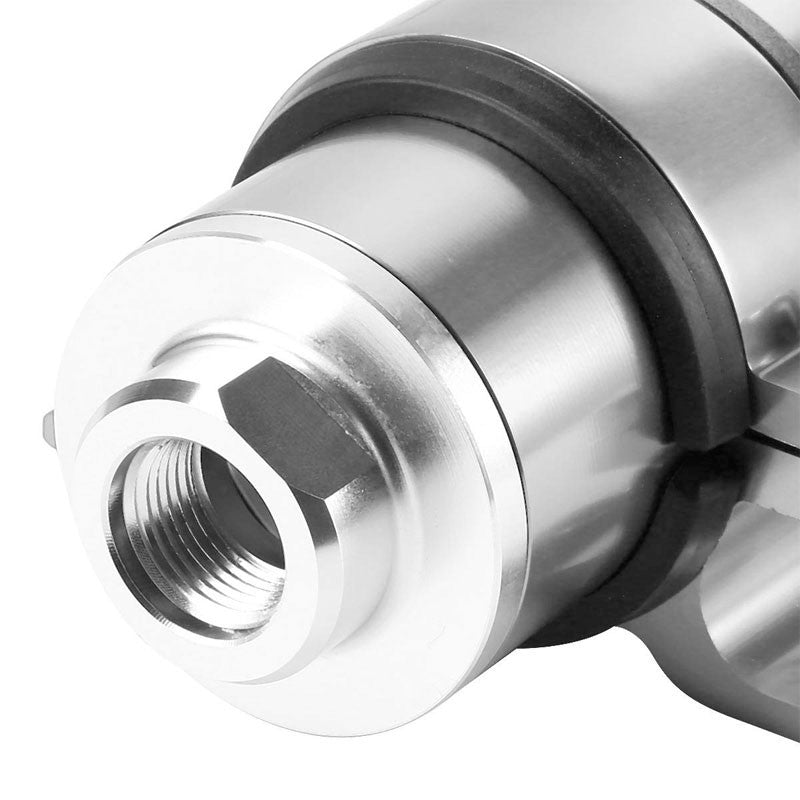 Universal Silver 30 Microns Aluminum Washable Inline Fuel/Oil Filter+Bracket Kit-Performance-BuildFastCar