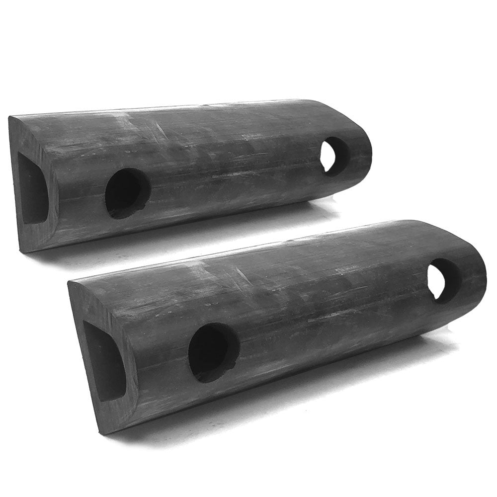 2X D-Shape 2 Hole 12&quot; x 4&quot; x 4&quot; Extruded Dock Bumper BFC-TTP-DBUMP-03-X2