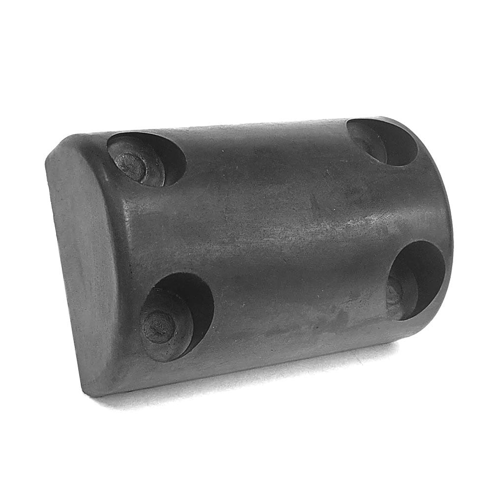 Half-Oval 4 Hole 8" x 5-1/4" x 3-5/8" Molded Dock Bumper BFC-TTP-DBUMP-05