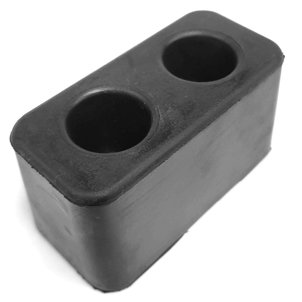 Rectangular 2 Hole 6" x 2-3/4" x 3" Molded Dock Bumper BFC-TTP-DBUMP-09