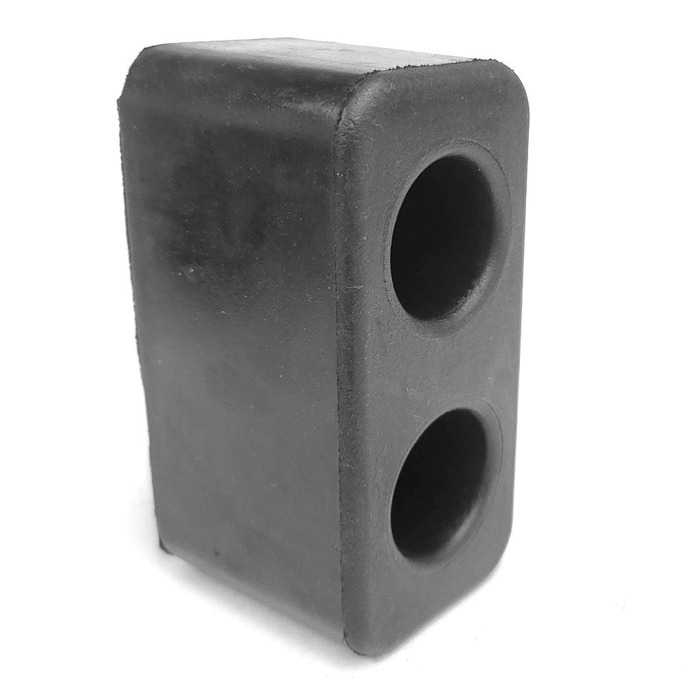 Rectangular 2 Hole 6" x 2-3/4" x 3" Molded Dock Bumper BFC-TTP-DBUMP-09