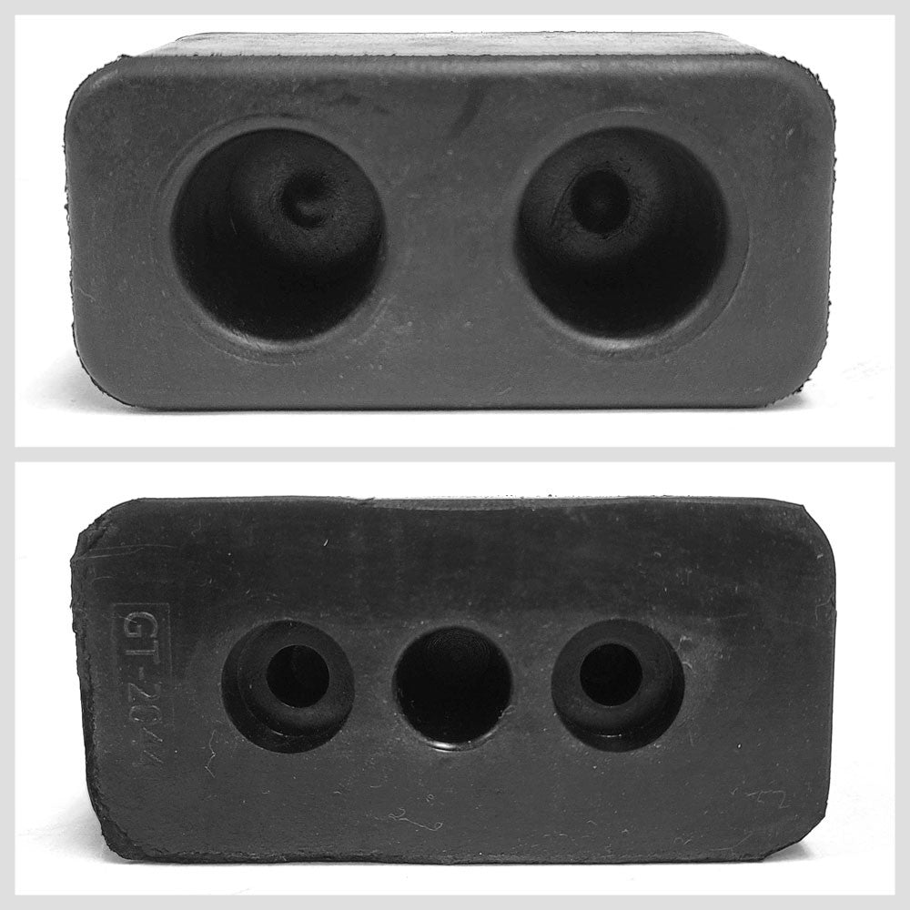 2X Rectangular 2 Hole 6" x 2-3/4" x 3" Molded Dock Bumper BFC-TTP-DBUMP-09-X2