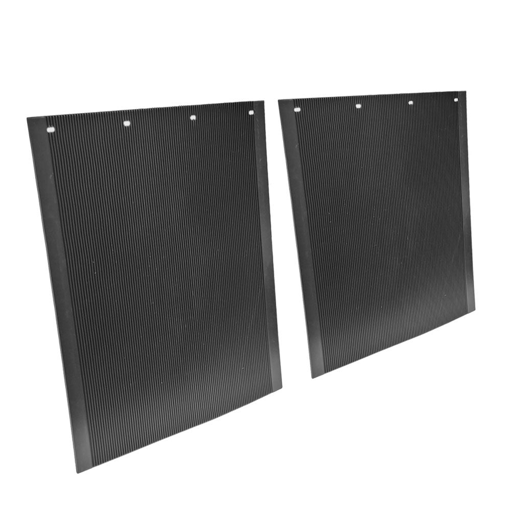 2X Aurora 30"x24" Anti-Spray Straight Mud Flap Guards 2430PHDB TTP-IMXGT-2430PHDB-X2