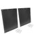 2X Aurora 30"x24" Anti-Spray Straight Mud Flap+Mount 2430PHDB TTP-IMXGT-2430PHDB+27516B-X2