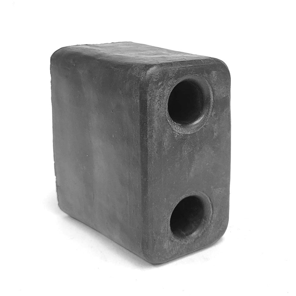 2X Rectangular 2 Hole 6-1/8" x 3-5/8" x 5-1/4" Dock Bumper Semi Truck Trailer