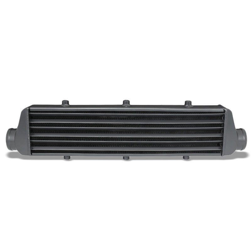 Universal Black Aluminum Tube & Fin 27.25"L Turbo Front Mount Style Intercooler-Performance-BuildFastCar