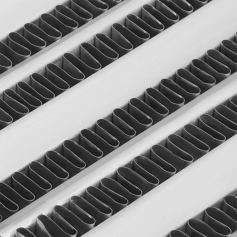 Universal Silver Aluminum Tube & Fin 27.25"L Turbo Front Mount Style Intercooler-Performance-BuildFastCar