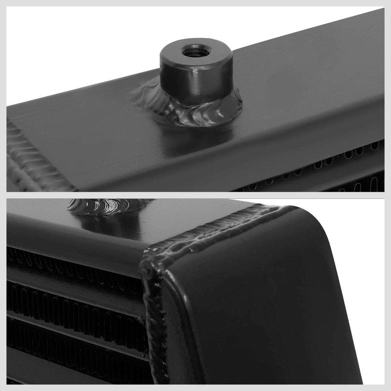 Universal Black Aluminum Tube & Fin 27.675L Turbo Front Mount Style Intercooler-Performance-BuildFastCar