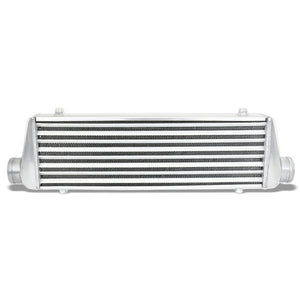 Universal Silver Aluminum Tube & Fin 27.675L Turbo Front Mount Style Intercooler-Performance-BuildFastCar