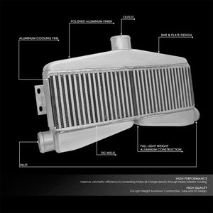Silver Aluminum Bar & Plate 27.50" W Intercooler For 07-14 Chevrolet Silverado-Cooling Systems-BuildFastCar-BFC-INTCOOL-BPTY1-SL