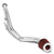 Polish Aluminum/Red Filter Cold Air Intake Kit 06-12 Eclipse 2.4L L4 BFC-55-TY-001-RD