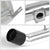 Polish Aluminum/Red Cone Filter Cold Air Intake Kit For 06-12 Eclipse 2.4L L4