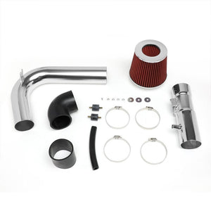 2.75" Polish Pipe Red Cone Filter Cold Air Intake Kit For 06-09 MX-5 Miata-Performance-BuildFastCar