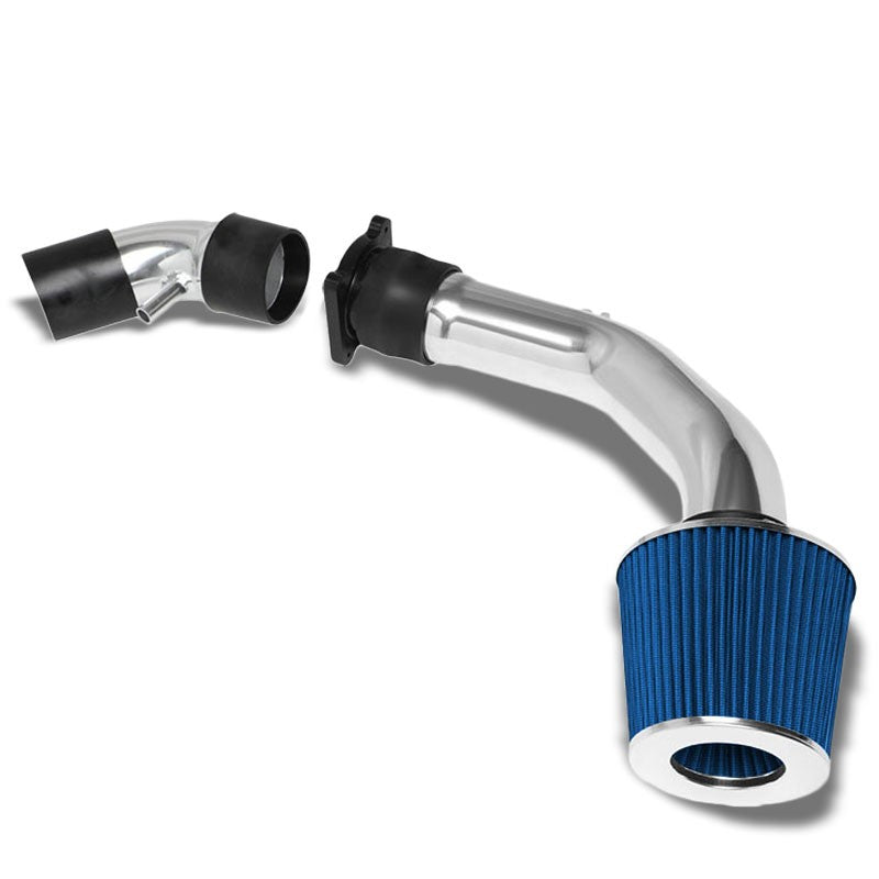 2.75&quot; Polish Pipe Blue Cone Filter Cold Air Intake Kit For 02-06 Sentra SE-R-Performance-BuildFastCar