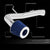 Polish Pipe/Blue Cone Filter Cold Air Intake Kit For 02-07 Subaru WRX STI GD GG
